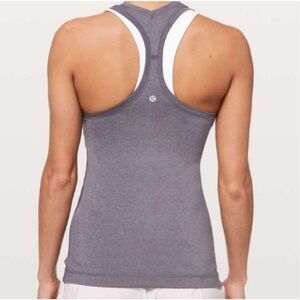 Lululemon Full Length Cool Racerback || slated purple size 8